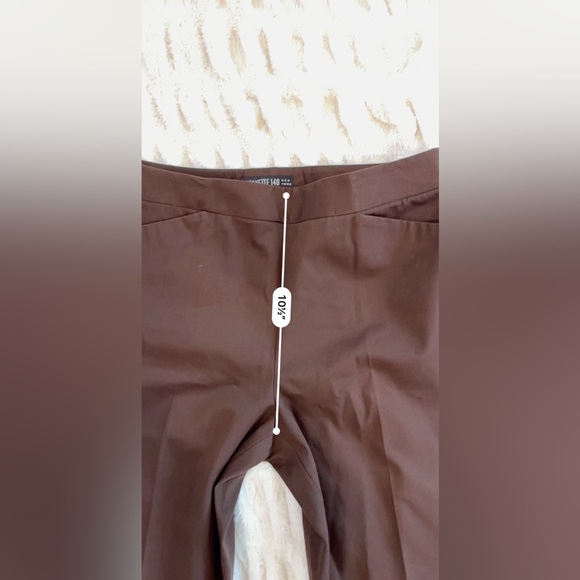 Lafayette 148 New York‎ Brown Dress Pants Size 12 - Picture 7 of 10